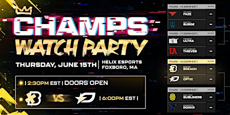 Call of Duty Champs Watch Party