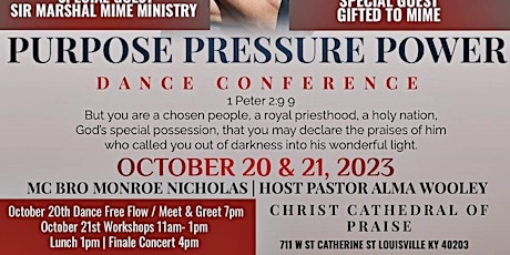 Purpose Pressure Power Dance Conference