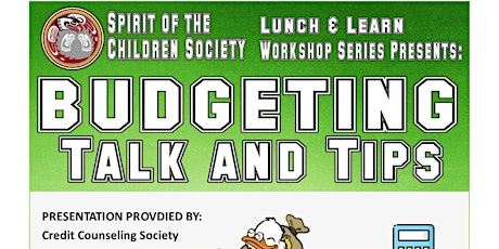 Image principale de Budgeting - Talk and Tips @ Spirit of the Children Society
