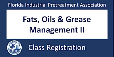 Fats, Oils & Grease Management II primary image