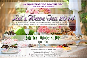 2nd Annual Let's Have Tea 2014 primary image
