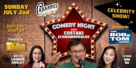 Imagem principal do evento Comedy Night at Cabarrus Brewing Co. - A Beerly Fu