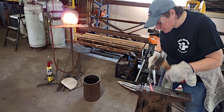 Forging a blacksmith's knife