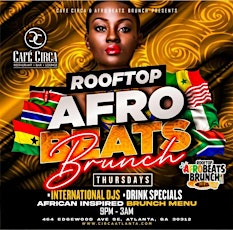 Rooftop Afrobeats Brunch at Cafe Circa