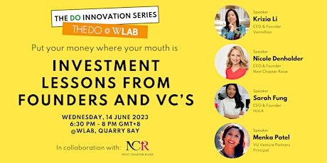 Put your $$$ where your mouth is - Investment lessons from founders & VC's