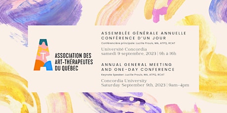 AATQ: Conférence d’un Jour et AGA / AATQ: One-Day Conference and AGM