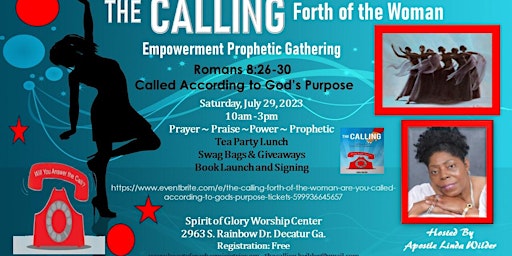The Calling Forth of the Woman! Women's  Empowerment, Prophectic Gathering. primary image