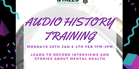 Audio History Training @ Women's Health in South Tyneside primary image