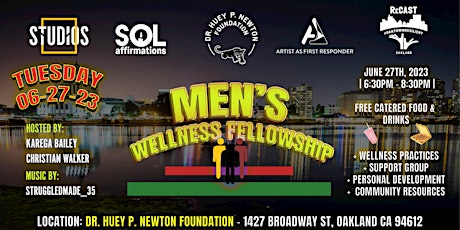 Men's Wellness Fellowship | Free Support Group + Wellness Practice -OAKLAND