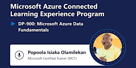 Microsoft Azure Connected Learning Program | DP-900: Microsoft Azure
