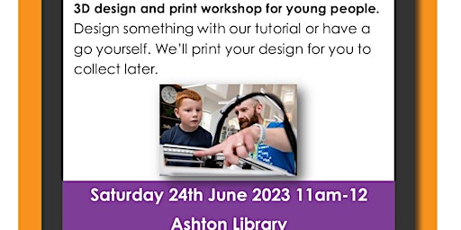 3D Design and Print Workshop primary image