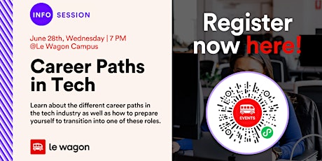 Primaire afbeelding van Info Session: Career Paths in Tech