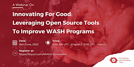 Innovating for Good: Leveraging Open Source Tools to Improve WASH Programs primary image