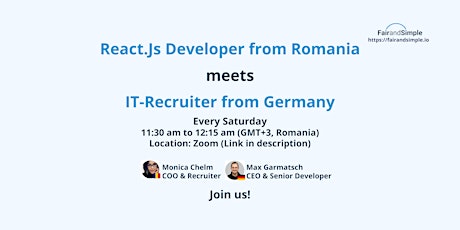 React.js Developers from Romania meet IT-Recruiter from Germany