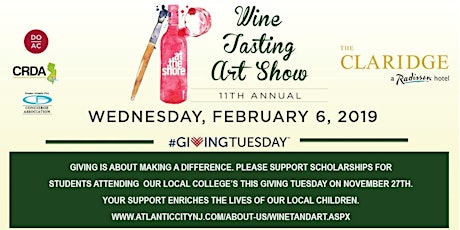 At The Shore - Wine Tasting Art Show - Wed Feb 6, 2019 primary image
