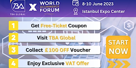 Dünya E-ticaret Forumu'na (İstanbul Fuar Merkezi) TBA ile katılıyoruz!