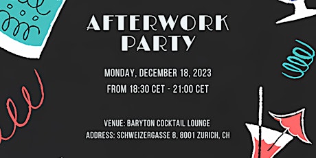 SwissFinTechLadies Afterwork Party