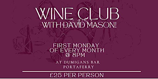 Wine  Club with David Mason primary image