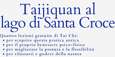 Immagine principale di Taijiquan al lago di Santa Croce 
