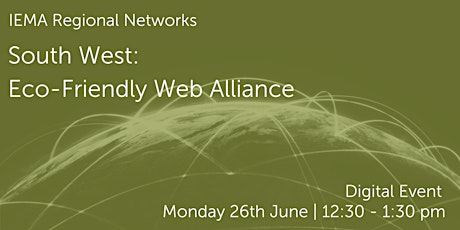SW260623 South West: Eco-Friendly Web Alliance