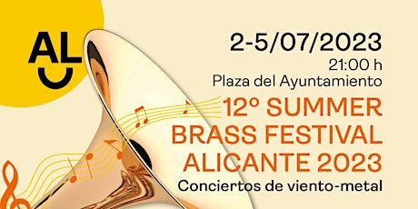 XII Summer Brass Festival Alicante. ENSEMBLE BRASS ACADEMY ALICANTE
