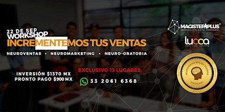 Imagen principal de Curso/Taller IncreMENTEmos Tus Ventas 