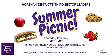 Horsham District's Third Sector Leaders Network - SUMMER PICNIC primary image