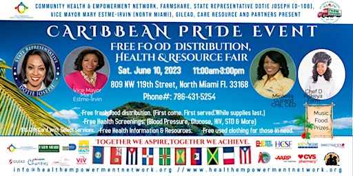 Caribbean Pride Event: Free Food Distribution, Health and Resource Fair primary image
