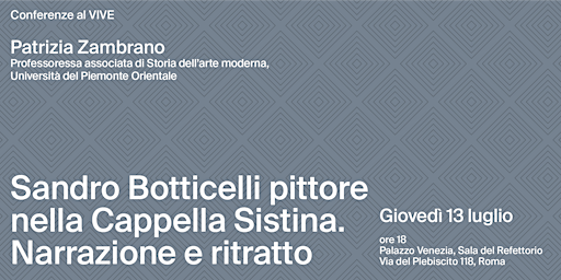 Sandro Botticelli pittore nella Cappella Sistina. Narrazione e ritratto primary image