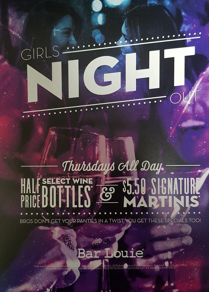 Girls Night Out! Bar Louie Schaumburg