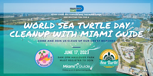 World Sea Turtle Day Cleanup with Miami Guide primary image