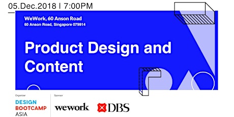DBA #22 Design Talk: Product Design and Content primary image