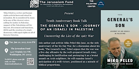 The General's Son: Journey of an Israeli in Palestine - with Miko Peled