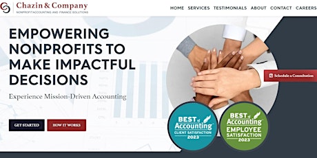 COMMUNITY PARTNER: Chazin & Co - Nonprofit Accounting & Finance Solutions primary image