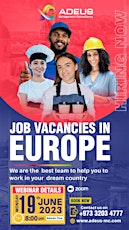 JOB VACANCIES IN EUROPE