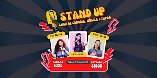 Imagen principal de Stand Up Show: Humor, Comedia, Música e Impro