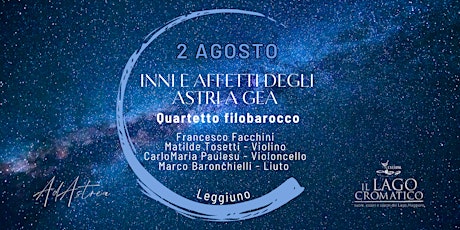 Imagen principal de Inni e affetti dagli Astri a Gea - Quartetto Filobarocco
