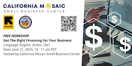 FREE Workshop: Get The Right Financing For Your Business