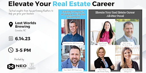Elevate Your Real Estate Career - Insights from Top-Producing Realtors primary image