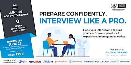 Imagem principal do evento Prepare Confidently Interview Like A Pro