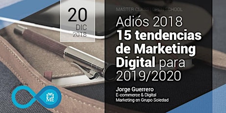 Imagen principal de Master Class: 15 tendencias de Marketing Digital para 2019