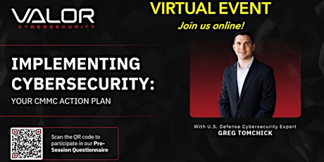 Implementing Cybersecurity: Your CMMC Action Plan - VIRTUAL EVENT
