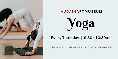 Thursday Yoga at the Audain Art Museum