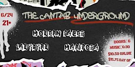 The Cantab Underground: Modern Faces, Ladybyrd, Mariposa