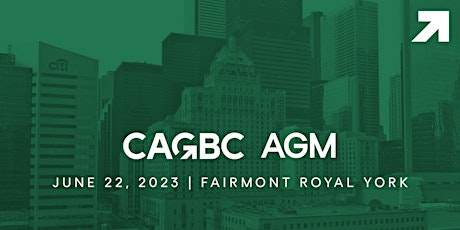2023 CAGBC Special Presentation & AGM | In-Person