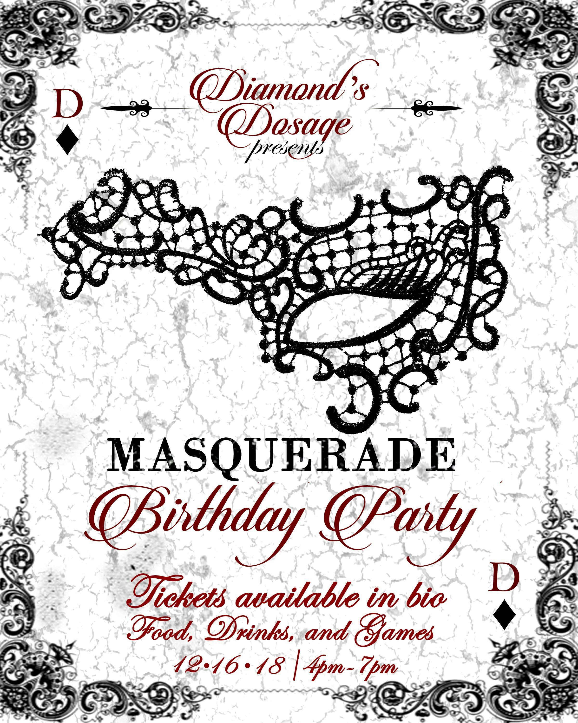 Diamond's Dosage Masquerade Party