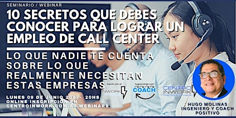 Hauptbild für 10 secretos que debes conocer para lograr un empleo de Call Center