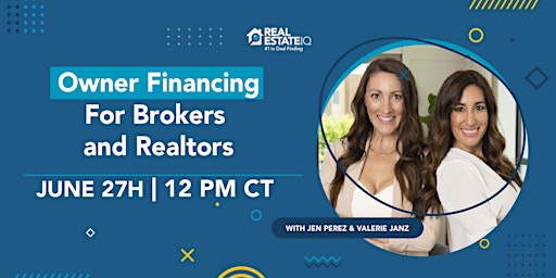 Owner Financing – For Brokers, Realtors and Buyers primary image