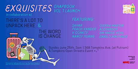 There's A Lot to Unpack Here | exquisites chapbook release 6/25