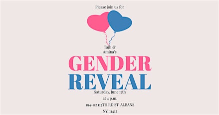Tajh & Amina's Gender Reveal!